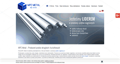 Desktop Screenshot of mpcmetal.pl